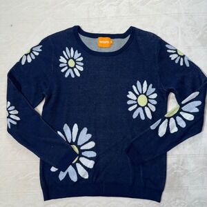 WISPR Retro Daisy‎ Motif Sweater